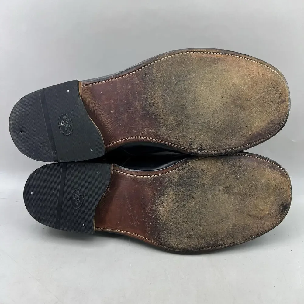 Alden CDI Blucher Split Toe Oxford Men Size 12 E/EEE Black Leather Dress Shoes